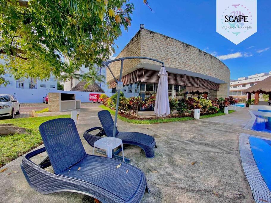 Ideal & Calido Apartamento De 3 Pisos Roof & Gym Cancun Bagian luar foto
