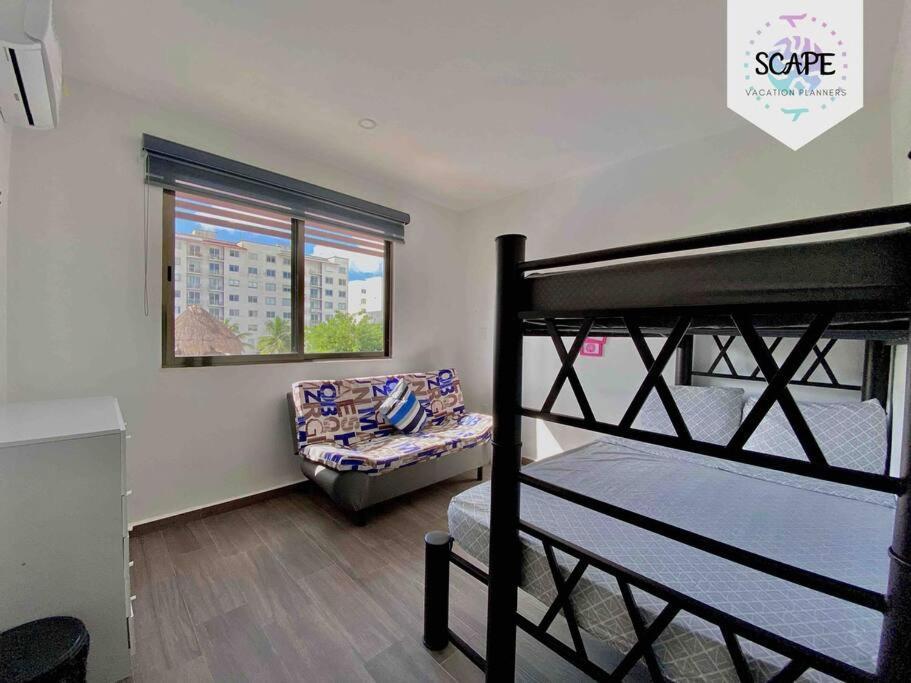 Ideal & Calido Apartamento De 3 Pisos Roof & Gym Cancun Bagian luar foto