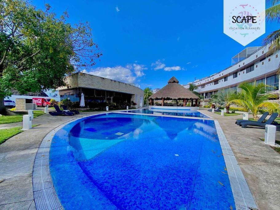 Ideal & Calido Apartamento De 3 Pisos Roof & Gym Cancun Bagian luar foto