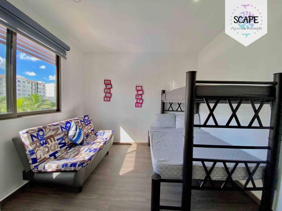 Ideal & Calido Apartamento De 3 Pisos Roof & Gym Cancun Bagian luar foto