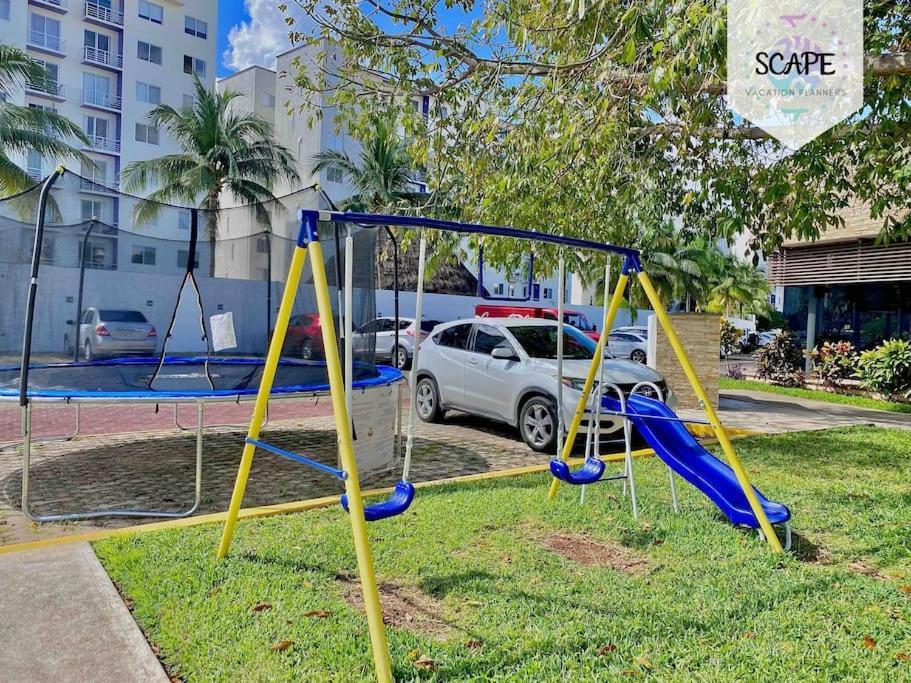 Ideal & Calido Apartamento De 3 Pisos Roof & Gym Cancun Bagian luar foto